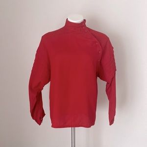 French Connection Vintage Red Top Size M